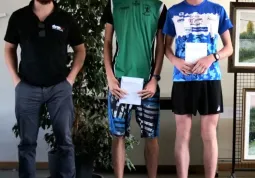 Il podio Allievi alla corsa Michelin
